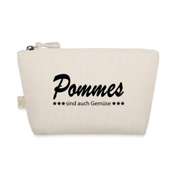 Pommes sind auch Gemüse - Bio-Täschchen - Natur - Vorne