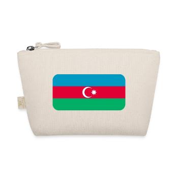 AZERBAIJAN FLAG round corner 400 dpi - Organic Pouch - nature - Front