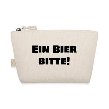 Ein BIER bitte! - Bio-Täschchen - Natur - Vorne