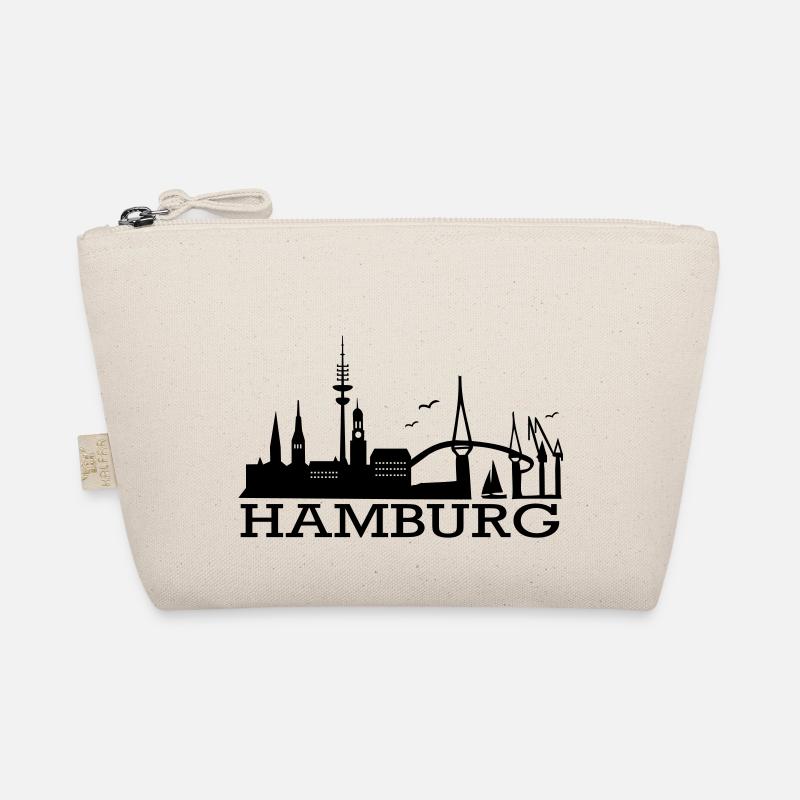 Hamburg Skyline Bio-Täschchen