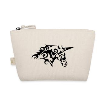 Tribal Unicorn unicorn einhorn 1911 - Organic Pouch - nature - Front