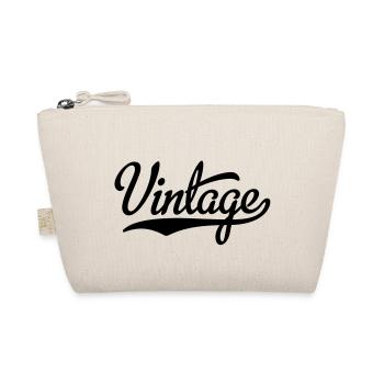 vintage - Bio-Täschchen - Natur - Vorne