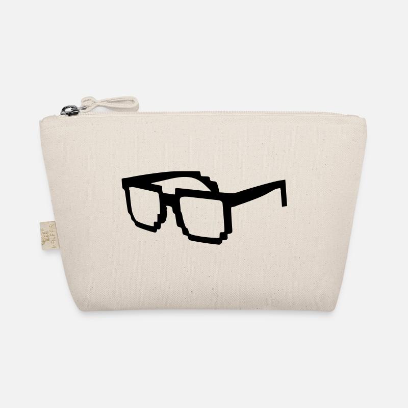 Nerd Brille Pixel Bio-Täschchen