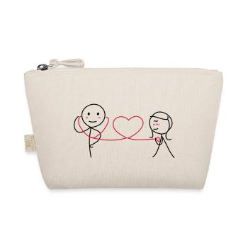 Together Forever (LOVE) - Organic Pouch - nature - Front