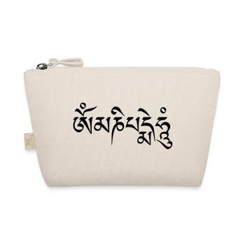 om_mani_padme_hum - Bio-Täschchen - Natur - Vorne