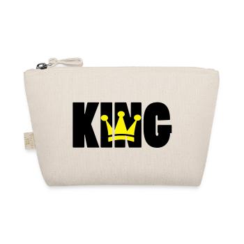 KING ! - Bio-Täschchen - Natur - Vorne