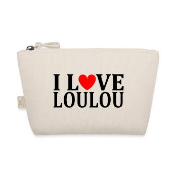 I love Loulou - Trousse biologique - nature - Devant