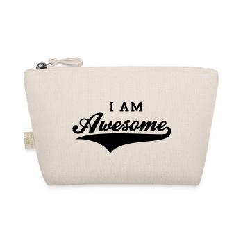 I AM Awesome - Bio-Täschchen - Natur - Vorne