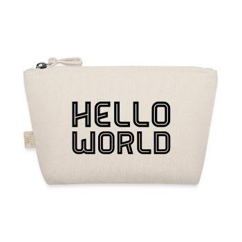 Hello World - Organic Pouch - nature - Front