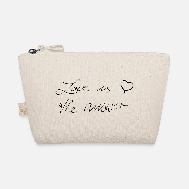 Love is the answer -- ©roil Bio-Täschchen