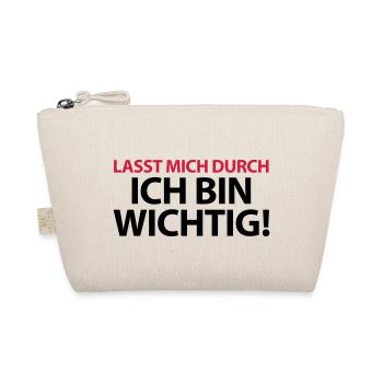 Let me through I am important boss boss captain - Organic Pouch - nature - Front