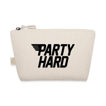 party hard - Bio-Täschchen - Natur - Vorne