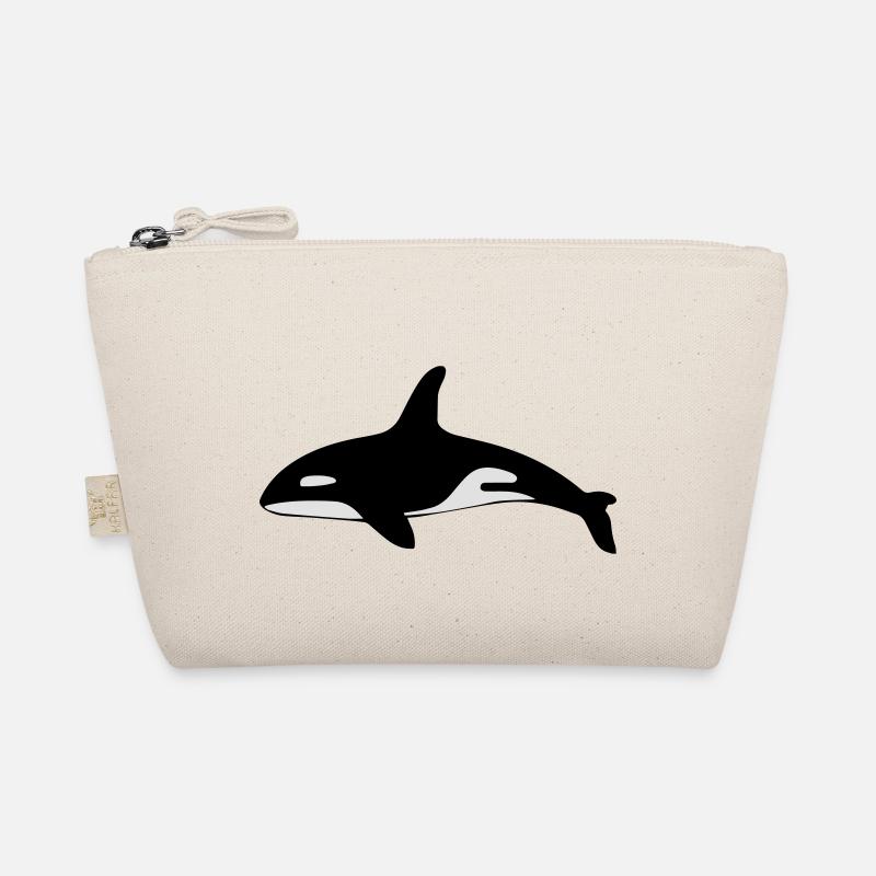 Killer whale shark ocean Organic Pouch