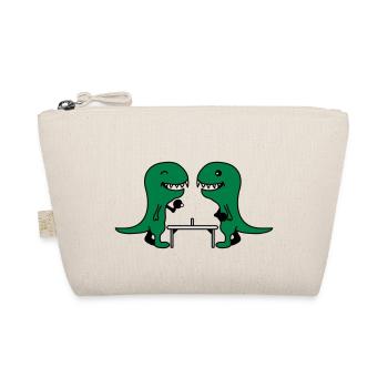 Funny Table Tennis Dinos - Organic Pouch - nature - Front