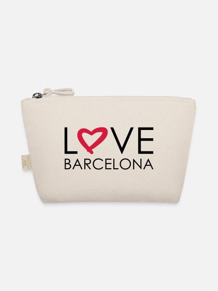 love barcelona - Bio-Täschchen - Natur - Vorne