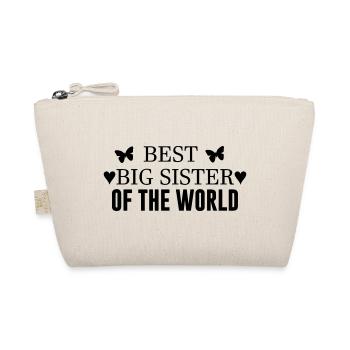 Beste Schwester - Bio-Täschchen - Natur - Vorne