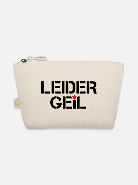 Leider Geil - Bio-Täschchen - Natur - Vorne