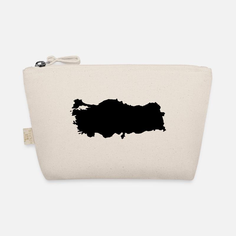 Turkey Map Map Organic Pouch