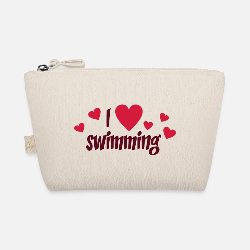 schwimmen - Bio-Täschchen - Natur