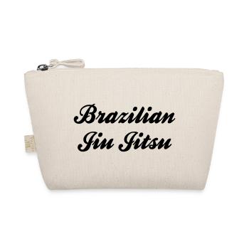 bjj brazilian jiu jitsu sports logo - Organic Pouch - nature - Front