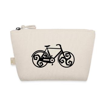 velo Fahrrad Breton Triskel 1 - Bio-Täschchen - Natur - Vorne