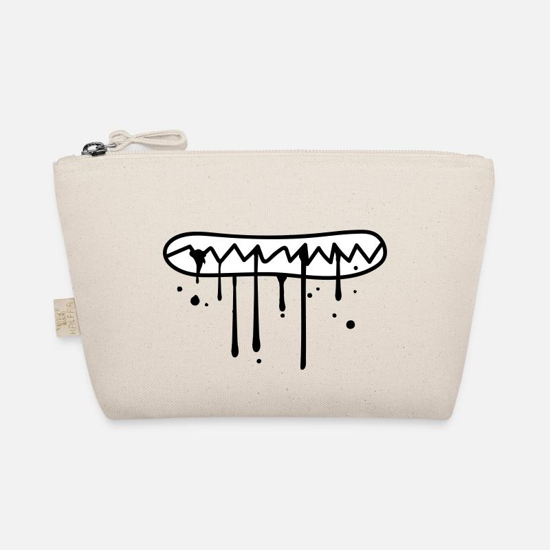 eat hunger face bite teeth crunch to Organic Pouch