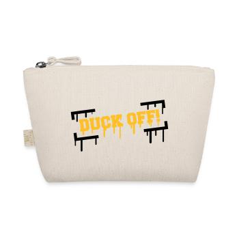 Duck Off Graffiti - Bio-Täschchen - Natur - Vorne