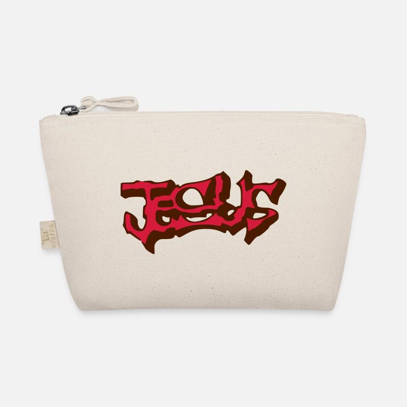 jesus graffiti - Organic Pouch - nature