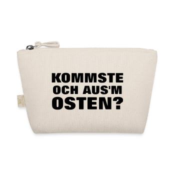 Kommste och ausm Osten - Bio-Täschchen - Natur - Vorne