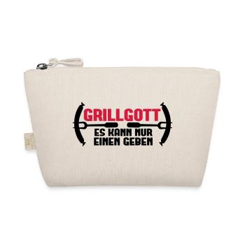 Grillgott - es kann nur einen geben - Bio-Täschchen - Natur - Vorne