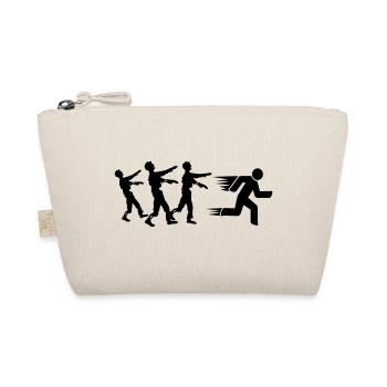 Run From Zombies - Organic Pouch - nature - Front