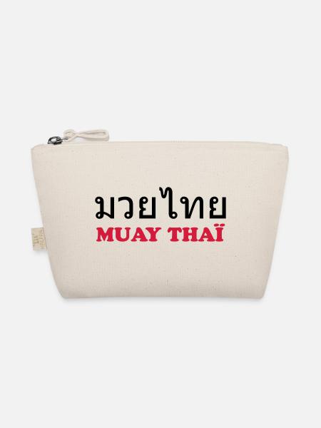 Muay Thai - Organic Pouch - nature - Front