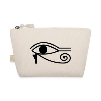 Œil Oudjat horus retro symbole vintage - Trousse biologique - nature - Devant