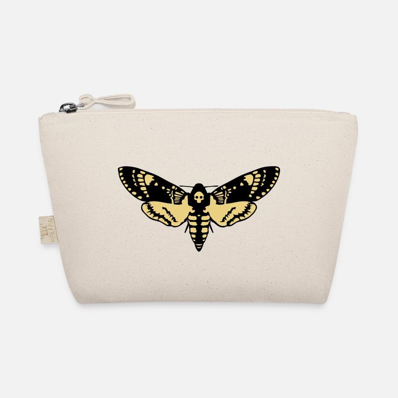 Sphinx Schädel butterfly skull Bio-Täschchen