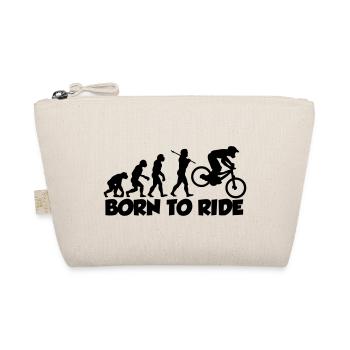mtb evolution downhill born to ride - Bio-Täschchen - Natur - Vorne