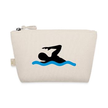 schwimmen - Bio-Täschchen - Natur - Vorne