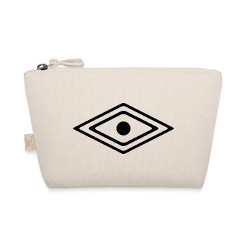 Eye of a Medicine Man Symbol, wisdom and awareness - Organic Pouch - nature - Front