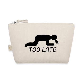 Alcohol Party Hangover Gift for PartyGoers - Organic Pouch - nature - Front