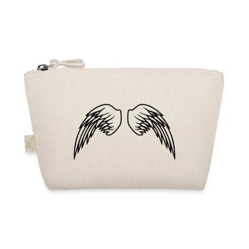 Angel Wings Design - Bio-Täschchen - Natur - Vorne