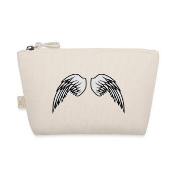 Angel Wings Design - Bio-Täschchen - Natur - Vorne