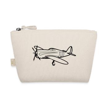 flieger - Bio-Täschchen - Natur - Vorne