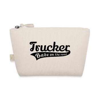 Truckerin LKW Truck Fahrerin Trucker Babe Shirt - Bio-Täschchen - Natur - Vorne