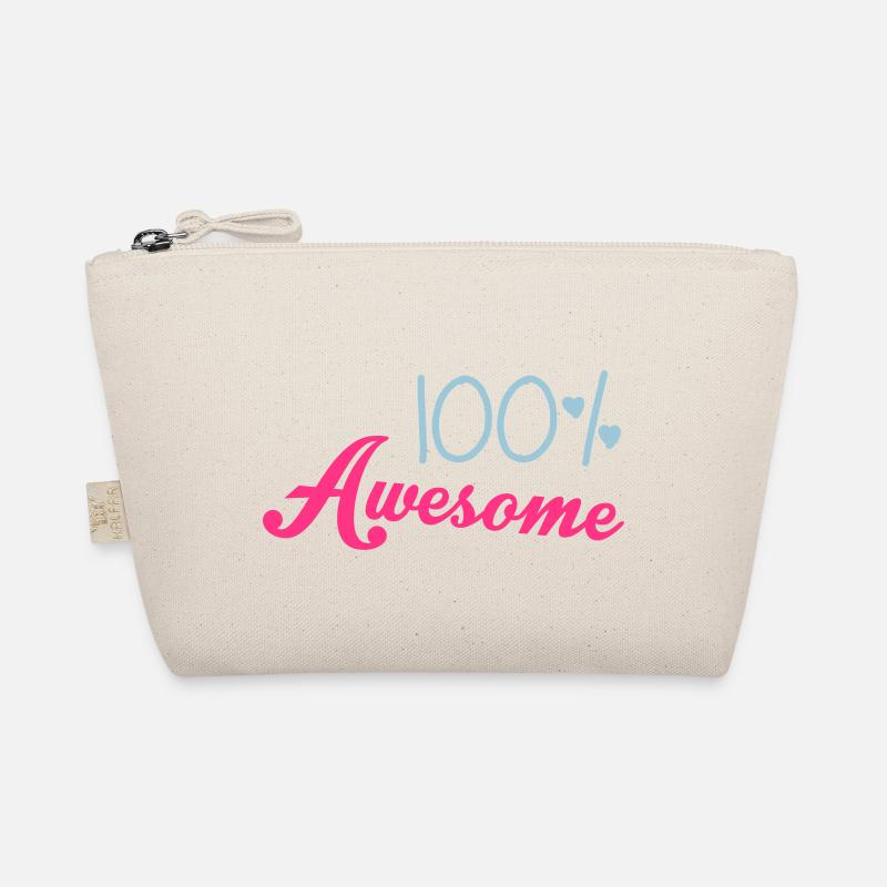 100% Awesome - Organic Pouch - nature