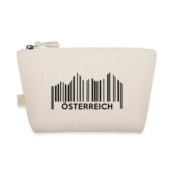 Österreich Barcode - Bio-Täschchen - Natur - Vorne