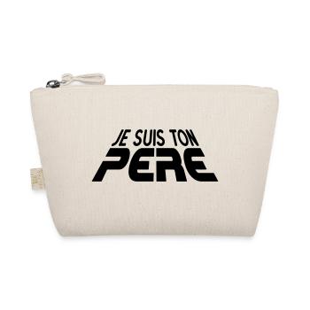 Je suis ton PERE 3D v2 (1c) - Organic Pouch - nature - Front