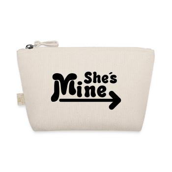 shes_mine_de1 - Bio-Täschchen - Natur - Vorne