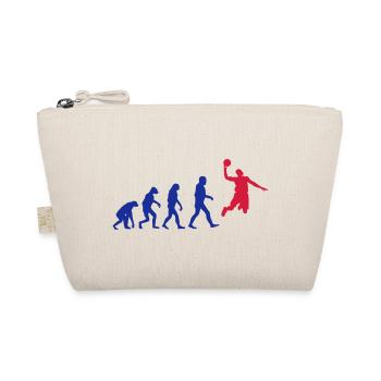 Basketball evolution logo - Bio-Täschchen - Natur - Vorne