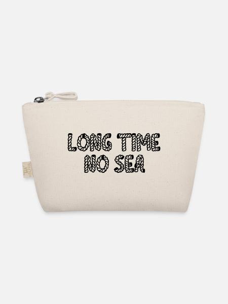 Long time no sea. - Bio-Täschchen - Natur - Vorne