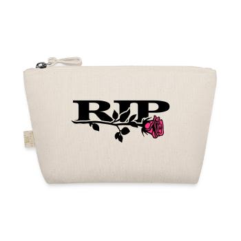 rip_mit_rose_2_2c - Bio-Täschchen - Natur - Vorne