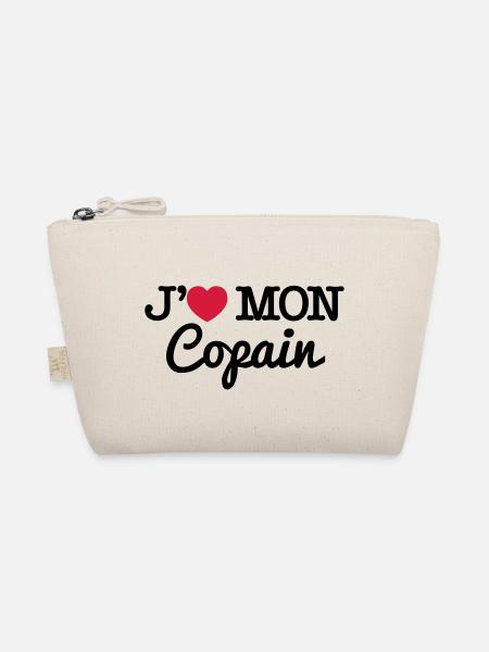 J'aime mon copain - Trousse biologique - nature - Devant